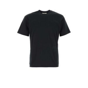 Fendi Men Black Cotton T-Shirt